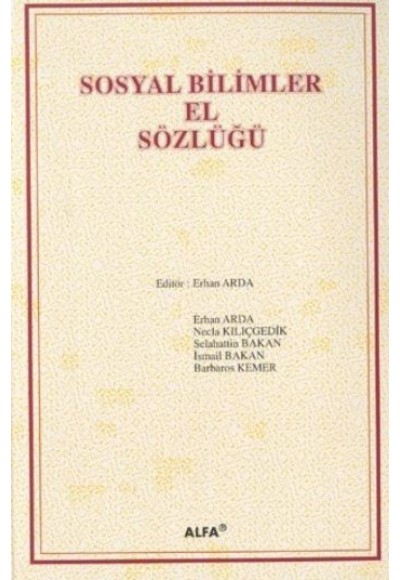 Sosyal Bilimler El Sözlüğü-Ciltli