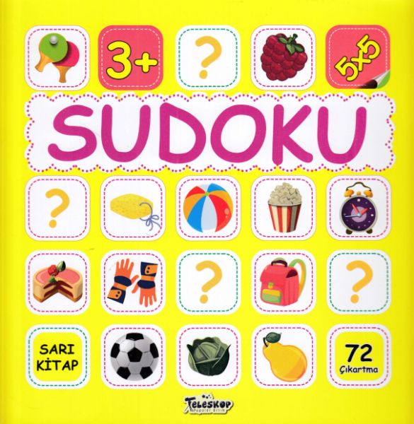 Sudoku 5x5 Sarı Kitap