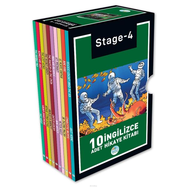 Stage 4 İngilizce Hikaye Seti - 10 Kitap Takım