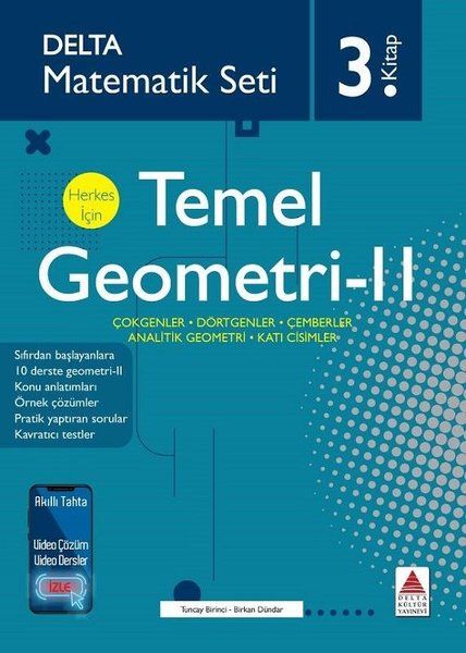 Delta Matematik Seti 3.Kitap - Herkes İçin Temel Geometri 2