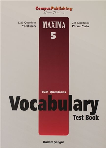 Vocabulary Test Book - Maxima 5