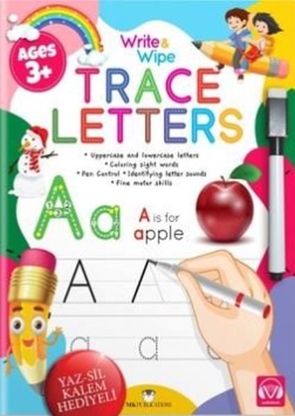 Write and Wipe Trace Letters