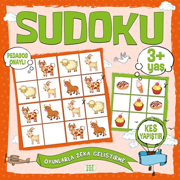 Çocuklar İçin Sudoku - Kes Yapıştır (3+ Yaş)